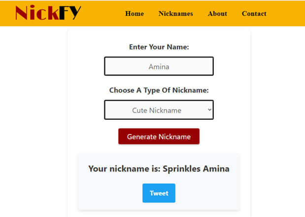 nickname generator