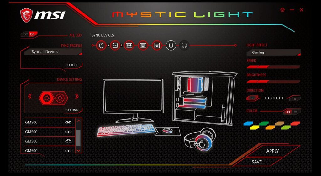 MSI Mystic Light
